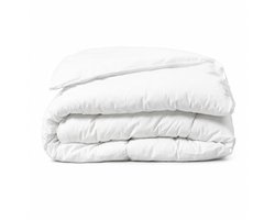 Homéé® Enkel Dekbed 240x220 cm - 400 g/m² - Microfiber Tijk - Anti-Allergisch - Ademend & Comfortabel - Wit