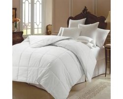 Homéé® Hotel Dekbed 200x200cm tweepersoons - 400g.m² - Carré doorgestikt - tijk 100% katoen