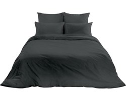 Homéé hotel dekbedovertrekset 20A Lits-jumeaux 240x200/220 cm 100% Katoen 140g. m2 antraciet