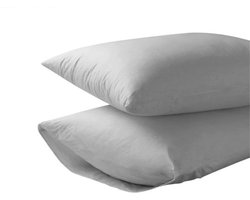 Homéé Kussenslopen 100% Katoen 60x70/17cm set van 4 stuks grijs