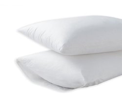 Homéé Kussenslopen 100% Katoen 60x70/17cm set van 4 stuks wit
