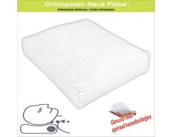 Homéé ® NekKussen Wit  | set van 2 stuks | 50 x 60 / 10cm