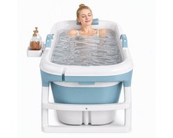 HomeGoodies Opvouwbaar Bad voor Volwassenen – Draagbaar Ligbad 118 cm – Compact Inklapbaar Bad - Douche, Balkon & Kleine Badkamers