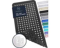 HOMERELLA Badmat antislip - 88x39cm - Inclusief ophanging - BPA-vrij douchemat - Badmatten schimmelbestendig & machine wasbaar