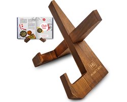 Home’s Best® Multifunctionele Boekenstandaard – Kookboekhouder – Kookboek Standaard – Organizer - Universeel – Hout