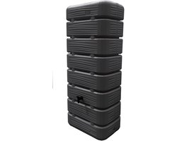 Homesaver Delta 320L regenton – Antraciet – Muurtank – Inclusief kraan & vulautomaat – Ruimtebesparend