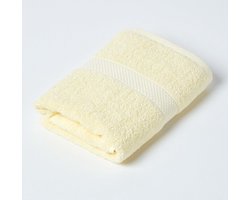 Homescapes 2-delige handdoekenset geel - 100% Turks katoen 500 gsm