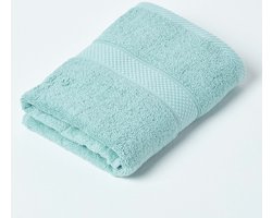Homescapes 4-delige handdoekenset saliegroen - 100% Turks katoen 500 gsm