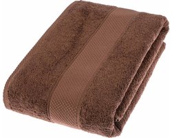 Homescapes badstof badlaken 100% katoen bruin