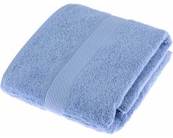 Homescapes badstof douchedoek 100% katoen lichtblauw