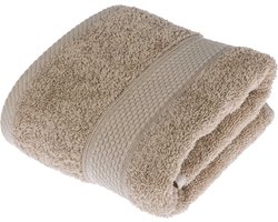 Homescapes badstof handdoek 100% katoen beige