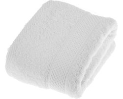 Homescapes badstof handdoek 100% katoen wit