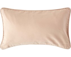 Homescapes katoenen kussenhoes in beige, 30 x 50 cm