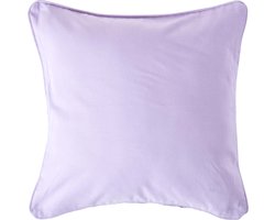 Homescapes katoenen kussenhoes in lila, 30 x 30 cm