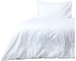 Homescapes linnen beddengoed 150 x 200 cm - wit, voorgewassen