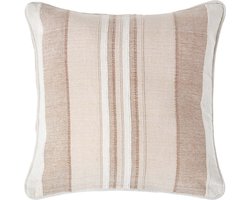 Homescapes Marokko kussenhoes in beige, 100% katoen, 60 x 60 cm