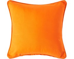 Homescapes oranje katoenen kussenhoes, 60 x 60 cm