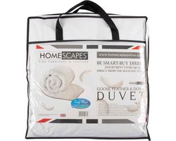 Homescapes Peuter- & Kinderdekbed 120x150 cm – Winterdekbed – Warmteklasse 2 – Ganzendons & Veren – OEKO-TEX® & RDS