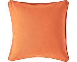 Homescapes terracotta katoenen kussenhoes, 60 x 60 cm