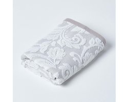 Homescapes Turkse katoenen handdoek, damastpatroon beige
