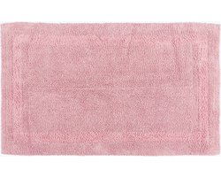 Homescapes XXL badmat roze 70x120 cm gemaakt van 100% katoen