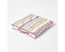 Homescapes zitkussen Osaka Groen 50 x 50 x 10 cm 100% katoen & polyester
