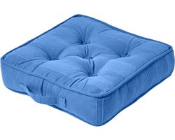 Homescapes zitkussen stoelkussen Rajput blauw