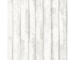 Homestyle - Behangpapier - Houten Planken - Behang - Lichtgrijs - 0,53 x 10 M.