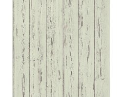 Homestyle - Behangpapier - Planken - Behang - Groen - 0,53 x 10 M.