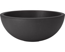 Homestyle Kunststof Bloempot Schaal Rond - Plantenbak - Ø40x16 cm Antraciet