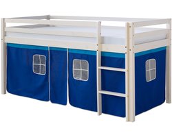 Homestyle4u Hoogslaper - 90x200 cm - Blauw