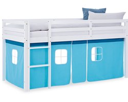 Homestyle4u Hoogslaper - 90x200 cm - Blauw