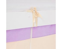 Homestyle4u Hoogslaper- kinderen - 90x200 cm - Roze/Abrikoos