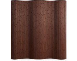 Homestyle4u Kamerscherm - 250x200 cm - Bruin - Bamboe