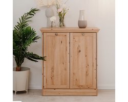 Homestyle4u Ladekasten - 80 cm - Sideboard - Commode - Woonkamer - Natuur
