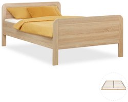 Homestyle4u Seniorenbed - 120x200 cm - Comfortbed - met lattenbodem - extra hoog