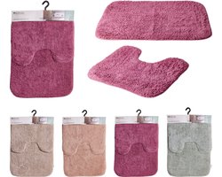 Home&Styling-set wc en badmat-diverse kleuren