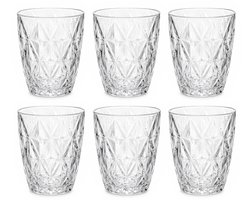 Homeware | Morena tumbler - drinkglazen - waterglazen - limonadeglazen - 6 stuks - 300 ml