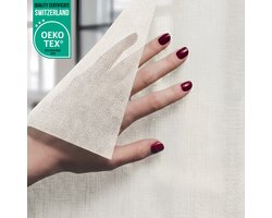 Homewell Textura® Textiel Raamfolie - Shell – 45x200cm - Zonwerend – Isolerend - Privacy Folie & Anti-Inkijk - HR++(+) Zelfklevende Inbetween Raambekleding - Exclusieve Uitstraling – Gerecycled PET