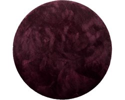 Homie Living - Pisa - Hoogpolig tapijt - bordeaux rood 200 rd.