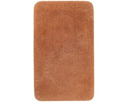 Homie Living - Porto Azzurro - Badmat - 55x65 cm - terracotta - Douchemat Basic – Uni Effen Design in Vele Kleuren – Comfortabel & Absorberend – Wasbaar en Antislip