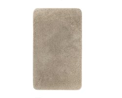 Homie Living - Porto Azzurro - Badmat - 60x100 cm - Licht Taupe - Douchemat Basic – Uni Effen Design in Vele Kleuren – Comfortabel & Absorberend – Wasbaar en Antislip