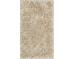 Homie Living - Porto Azzurro - Badmat - 70x120 cm - beige - Douchemat Basic – Uni Effen Design in Vele Kleuren – Comfortabel & Absorberend – Wasbaar en Antislip