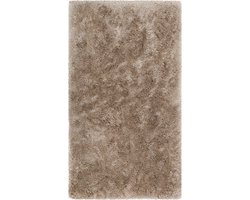 Homie Living - Porto Azzurro - Badmat - 70x120 cm - taupe - Douchemat Basic – Uni Effen Design in Vele Kleuren – Comfortabel & Absorberend – Wasbaar en Antislip