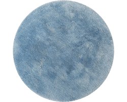 Homie Living - Porto Azzurro - Badmat - 90x90 cm rond - blauw