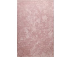 Homie Living - Sienna - Hoogpolig vloerkleed - 130x190 cm - roze - Effen - Woonkamer, Slaapkamer en kinderkamer - Knuffelzacht en Superzacht