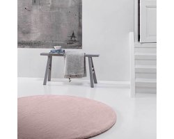 Homie Living - Vita - Hoogpolig vloerkleed - 130x190 cm - roze -