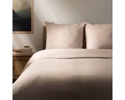 HOMLA - Beddengoed - MAISY - Microvezel Beige - 220x200 + 2x50x60 cm