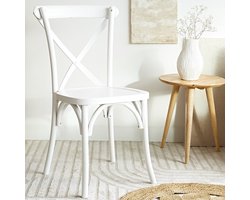 HOMLA Chair - DREV - Wooden White - 43.5x44x89.5 cm