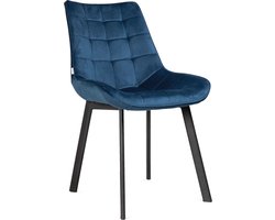 HOMLA - Colin Stoel - Marineblauw met Zwarte Poten